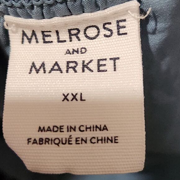 Melrose and Market top Size XXL Smoke Blue Color Open Back Lightweight - Picture 9 of 11